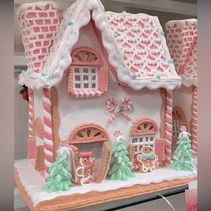 Pink Gingerbread House